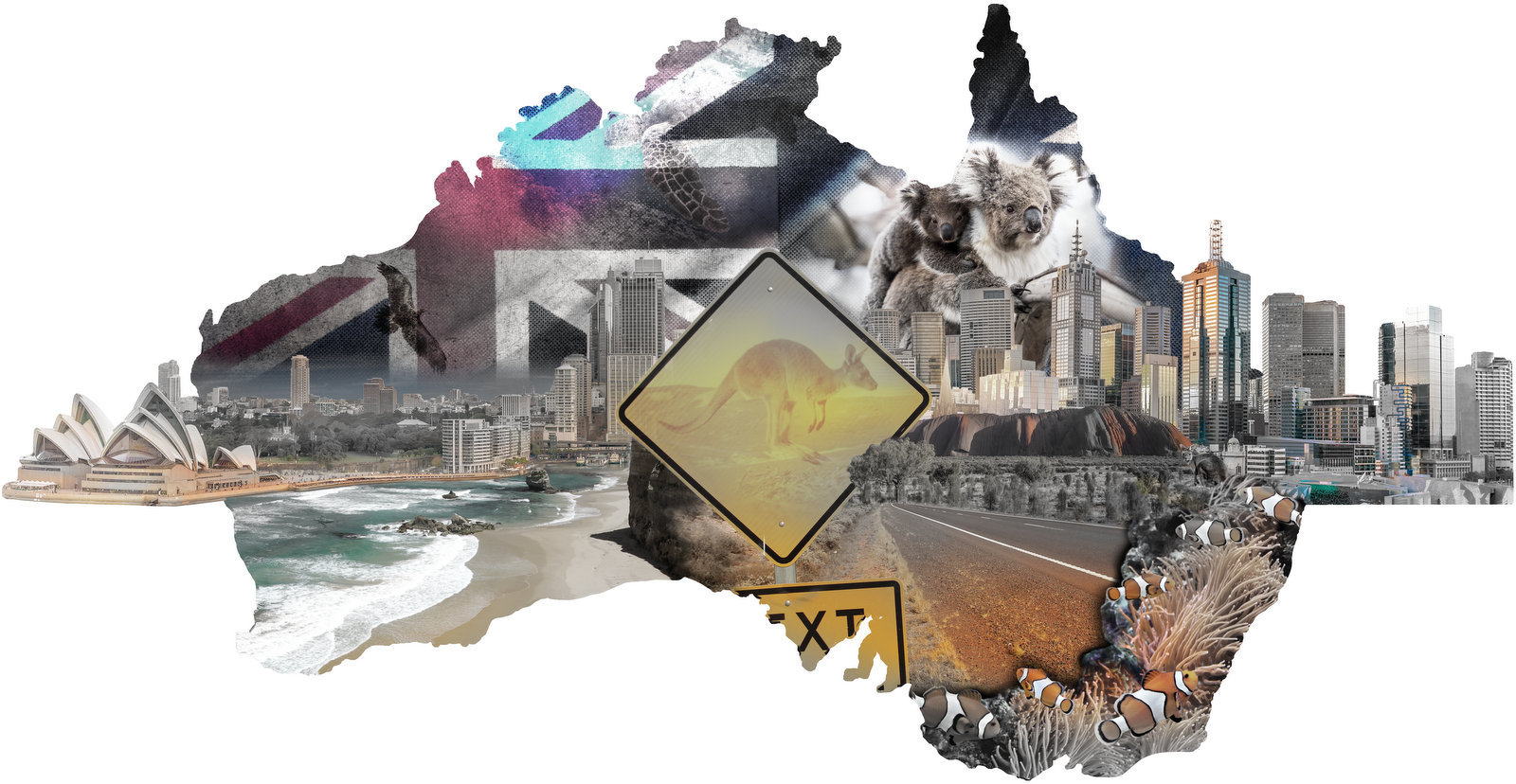 Australien Print Geniestreich Print